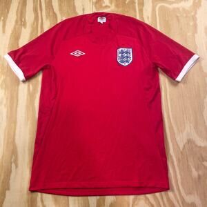 England 2010/12 Umbro Away Football Shirt – Red – Men’s L